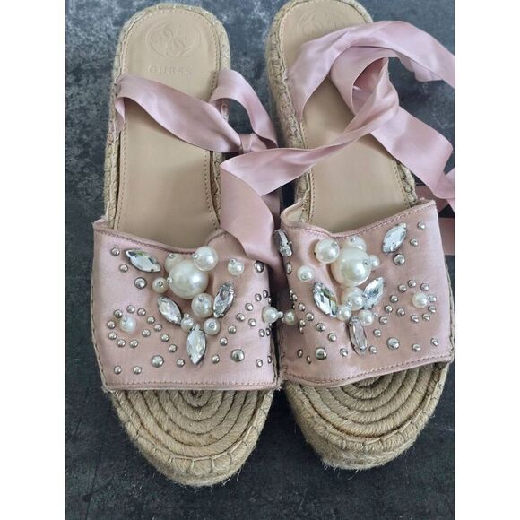 Guess Razzle Espadriell Sandal - Picture 1 of 8
